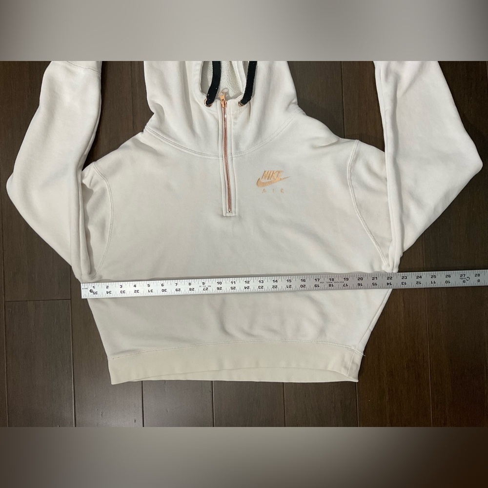 Nike Cream Relaxed Fit Hoodie Sweatshirt - Picture 8 of 8